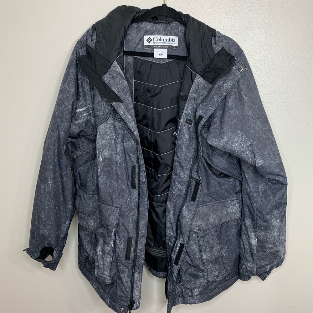 EUC COLUMBIA MENS OMNITECH PARKA SIZE MEDIUM